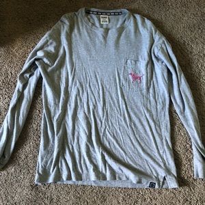 Pink Victoria’s Secret long sleeve shirt